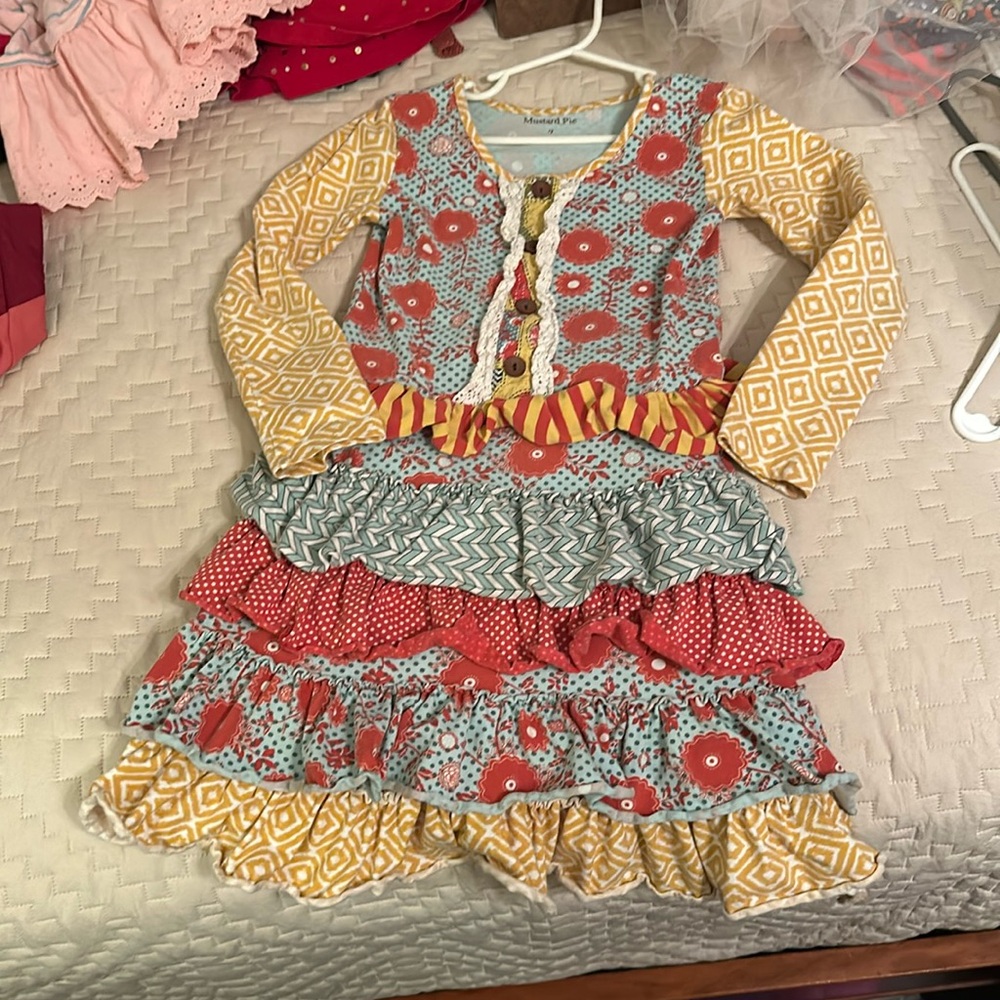 Mustard pie dress